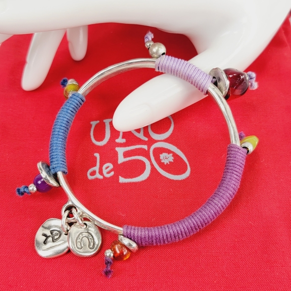 2012 Uno de 50 "La que abunda" Bangle Bracelet - Picture 8 of 12